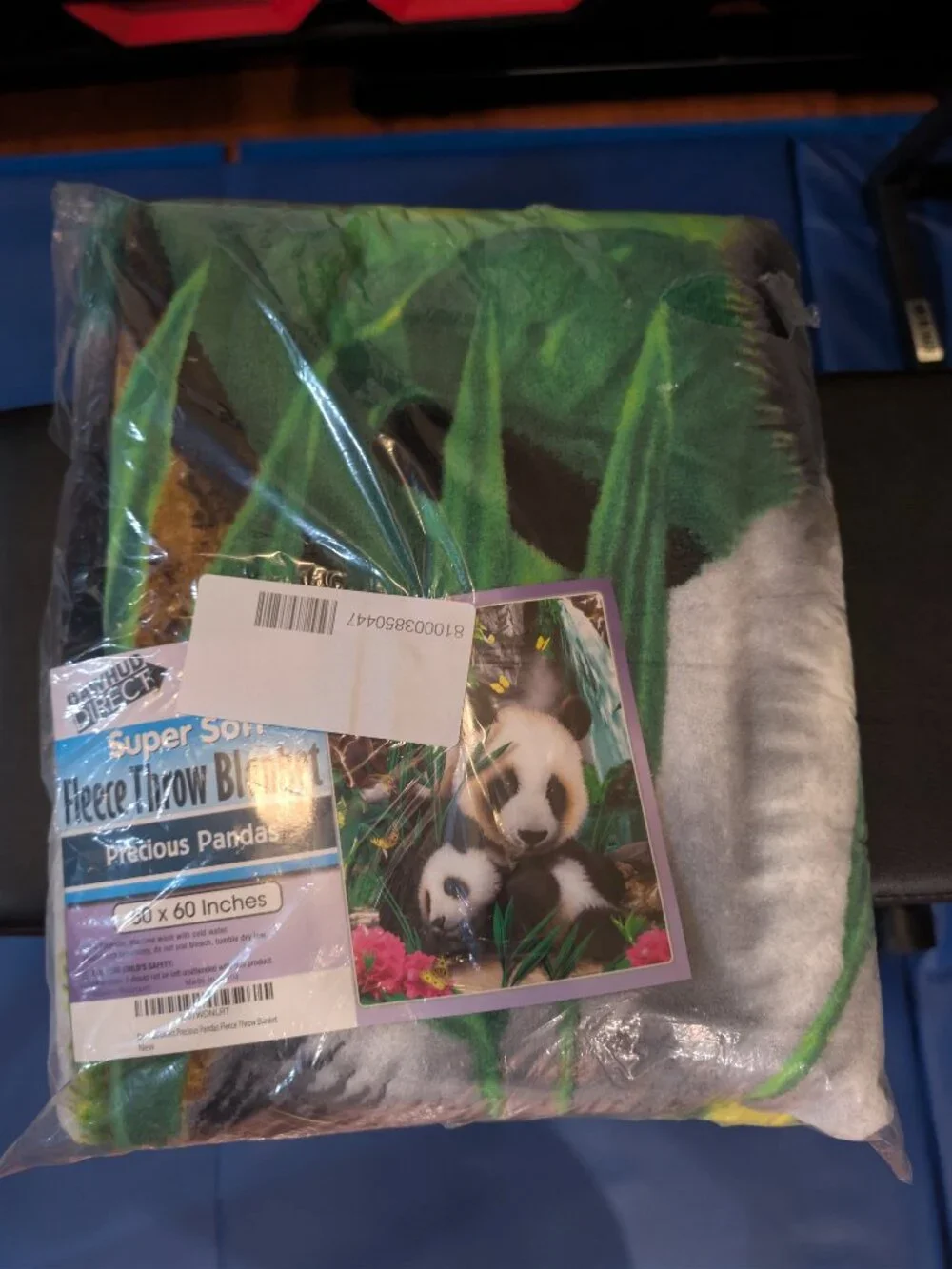 Dawhud Direct Precious Pandas - Plush Blanket for Bed, 50 x 60 Inches